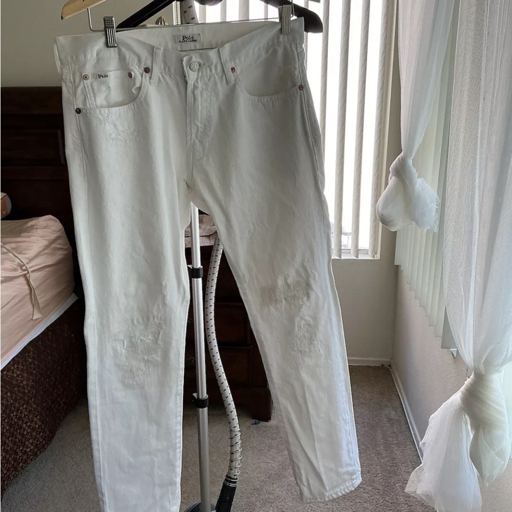 Men's White Jeans